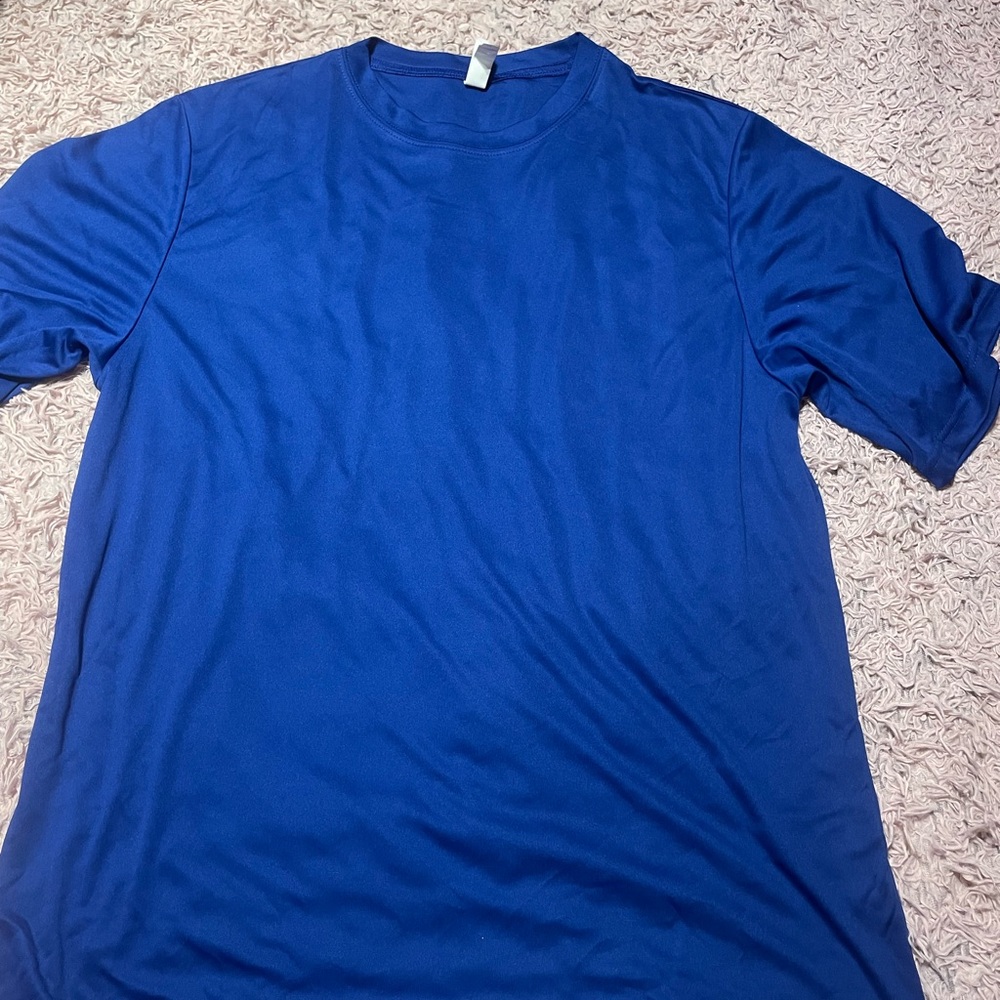 Vibrant Blue Short Sleeve Men's Tee